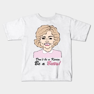 Betty White Kids T-Shirt